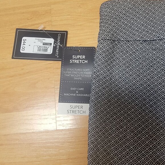 Bundle of 4 Counterparts Super Stretch Pull-On Pants Sizes 8 & 8P - Picture 5 of 11